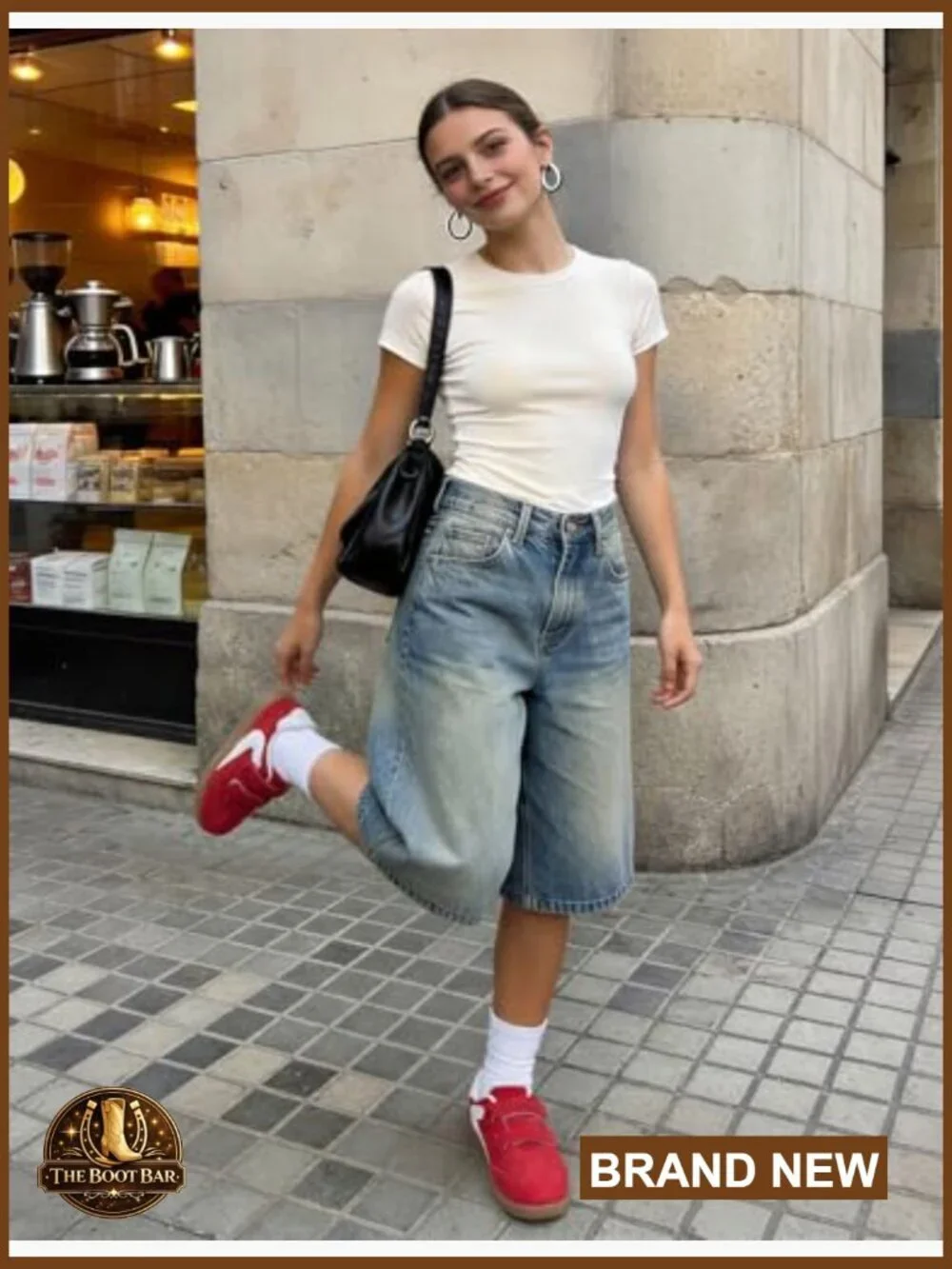 Retro Hook & Loop Strap Fashion Sneakers Breathable Casual Walking Tennis Shoes